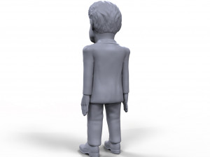 richard nixon stylized high quality 3d printable miniature 3D Принт Модель