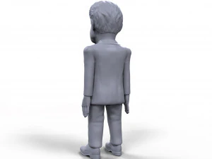 richard nixon stylized high quality 3d printable miniature 3D Print Model