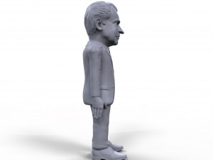 richard nixon stylized high quality 3d printable miniature 3D Принт Модель