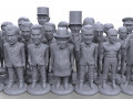 political stylized high quality 36 3d printable miniatures 3D Print Model