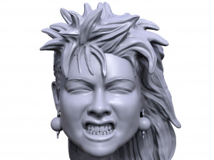 cynde laperu 3d printable action figure portrait sculpt 3D Print Model