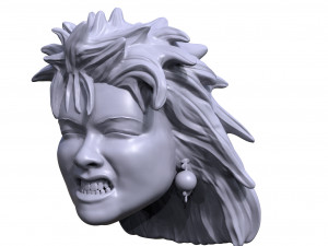 cynde laperu 3d printable action figure portrait sculpt 3Dプリントモデル