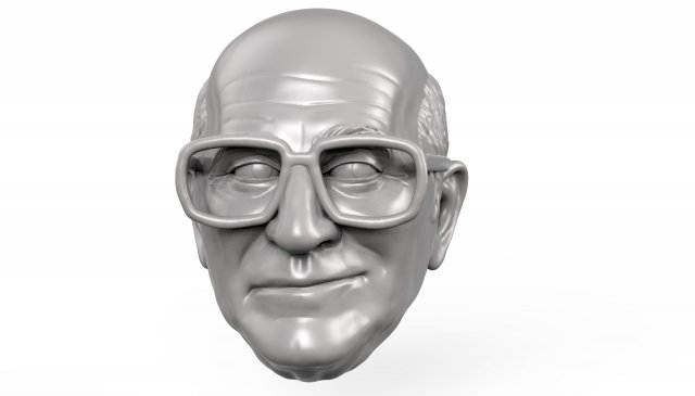 Uncle Junior Soprano Dominic Chianese action figure head 3D Baskı Modeli .c4d .max .obj .3ds .fbx .stl .blend 