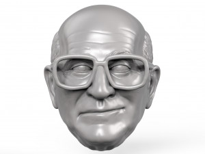 Uncle Junior Soprano Dominic Chianese action figure head 3D Baskı Modeli