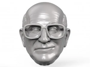 Uncle Junior Soprano Dominic Chianese action figure head 3D Print Model