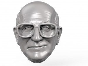 Uncle Junior Soprano Dominic Chianese action figure head 3D Baskı Modeli