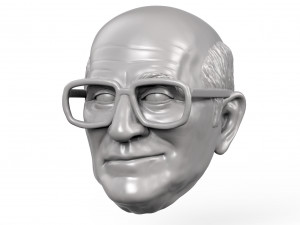 Uncle Junior Soprano Dominic Chianese action figure head 3D Baskı Modeli