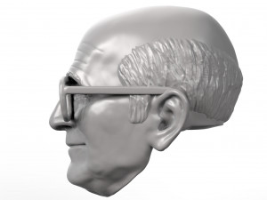 Uncle Junior Soprano Dominic Chianese action figure head 3D Baskı Modeli