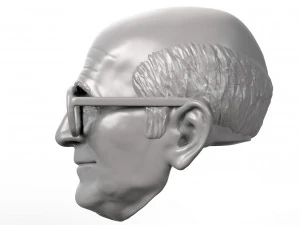 Uncle Junior Soprano Dominic Chianese action figure head 3D Print Model