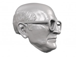 Uncle Junior Soprano Dominic Chianese action figure head 3D Baskı Modeli