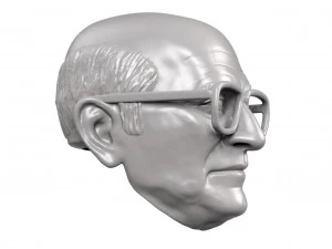 Uncle Junior Soprano Dominic Chianese action figure head 3D Print Model