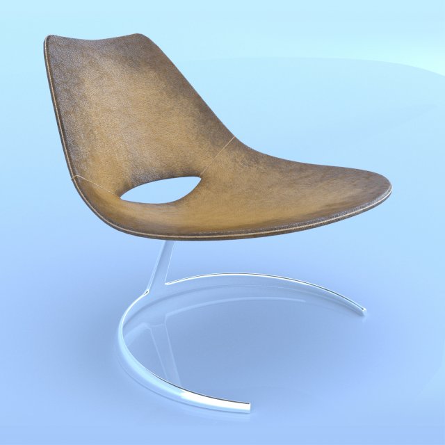 office chair scimitar 3D Модель .c4d .max .obj .3ds .fbx .stl .blend 