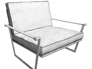 arm-chair mark 3D मॉडल