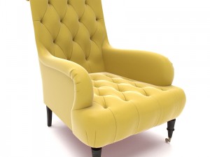 etude chair 3D मॉडल