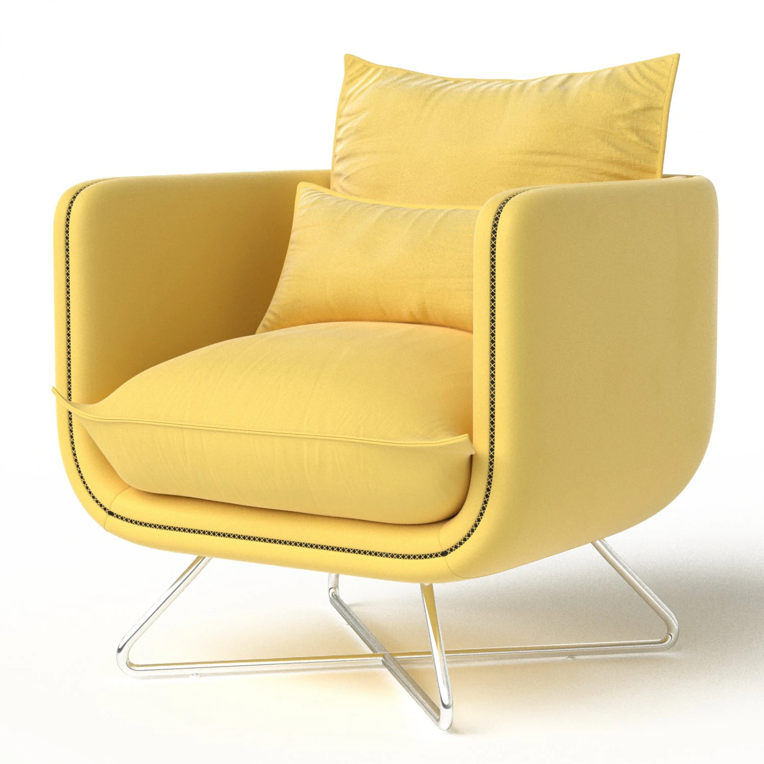tahoe armchair 3D Model .c4d .max .obj .3ds .fbx .stl .blend 