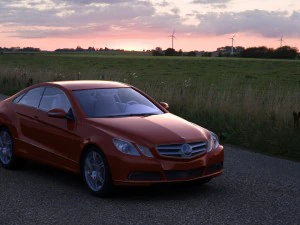 mercedes-benz e-class sports coupe 2010 3D Model