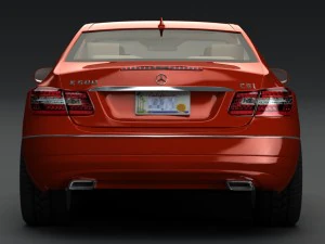 mercedes-benz e-class sports coupe 2010 3D Model