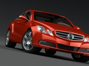 mercedes-benz e-class sports coupe 2010 Model 3D