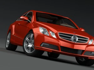 mercedes-benz e-class sports coupe 2010 3D Model