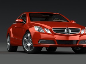 mercedes-benz e-class sports coupe 2010 Model 3D