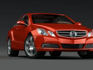 mercedes-benz e-class sports coupe 2010 3D Model