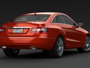 mercedes-benz e-class sports coupe 2010 Model 3D