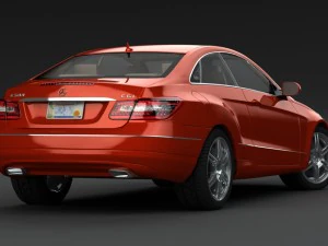 mercedes-benz e-class sports coupe 2010 3D Model