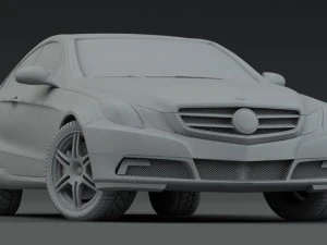 mercedes-benz e-class sports coupe 2010 3D Model