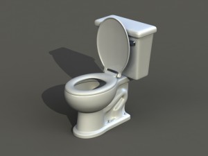 classic toilet 3D Model