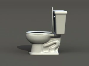 classic toilet 3D Model