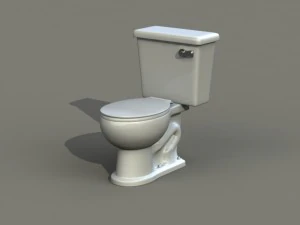 classic toilet 3D Model