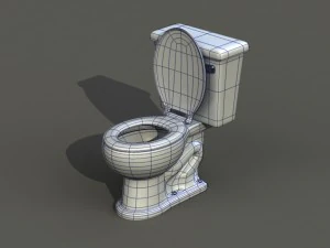 classic toilet 3D Model