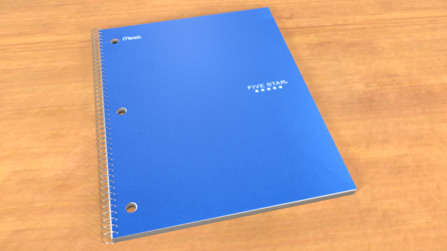 spiral notebook Modelo 3D .c4d .max .obj .3ds .fbx .stl .blend 