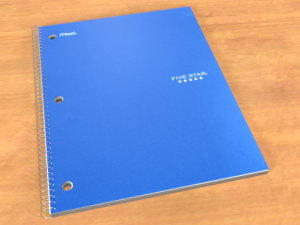 spiral notebook 3D मॉडल