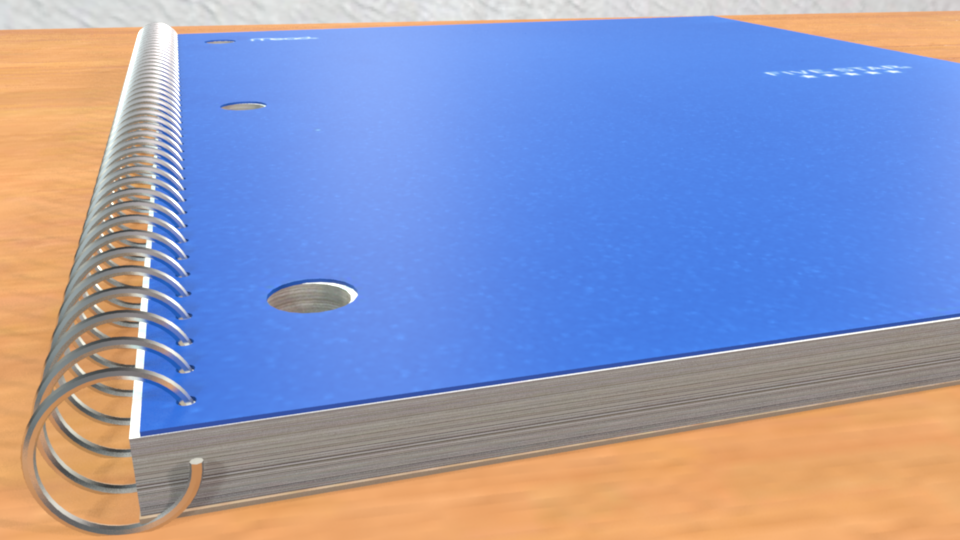 Spiral Notebook Free 3D Model in Household Items 3DExport