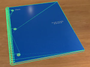 caderno espiral Modelo 3D