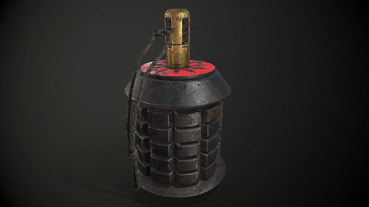 ww2 japanese type 97 grenade 3D Model .c4d .max .obj .3ds .fbx .stl .blend