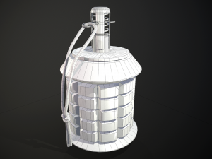 ww2 japanese type 97 grenade 3D मॉडल
