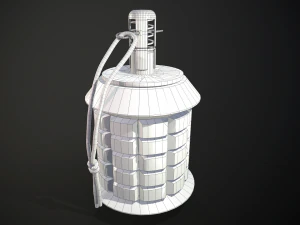 ww2 japanese type 97 grenade 3D Model