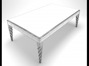 3d center table 3Dモデル