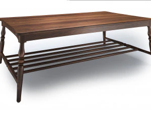 3D-rechthoekige middentafel 3D Model