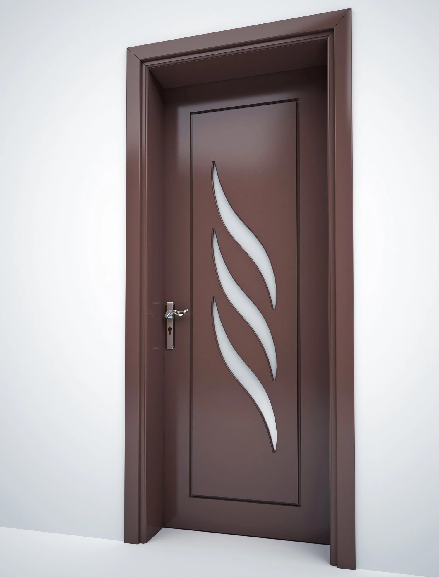 interior door 3D Model .c4d .max .obj .3ds .fbx .stl .blend 