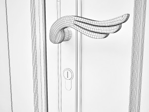 interior door 3D मॉडल