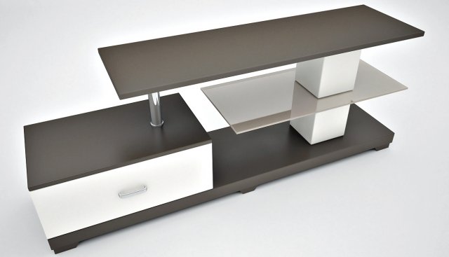 tv table modern 3D Модель .c4d .max .obj .3ds .fbx .stl .blend 