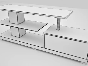 tv table modern 3D Model