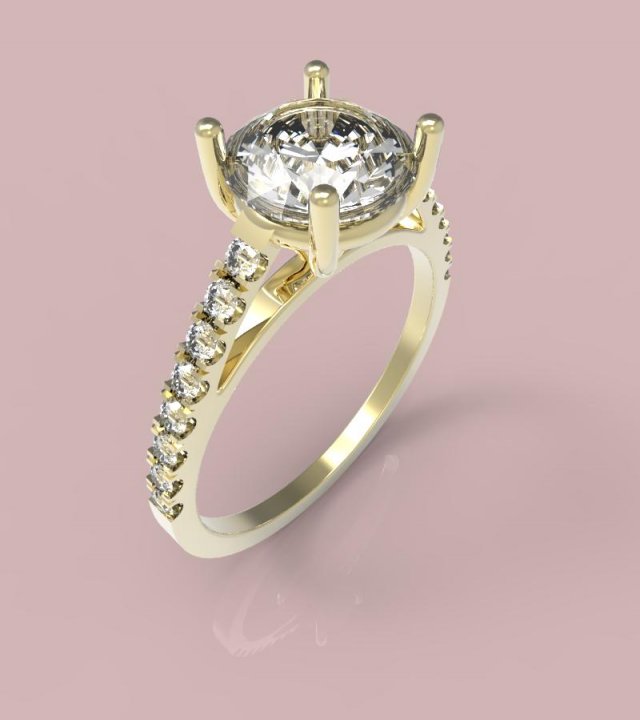 ring 3D Print Model .c4d .max .obj .3ds .fbx .stl .blend 