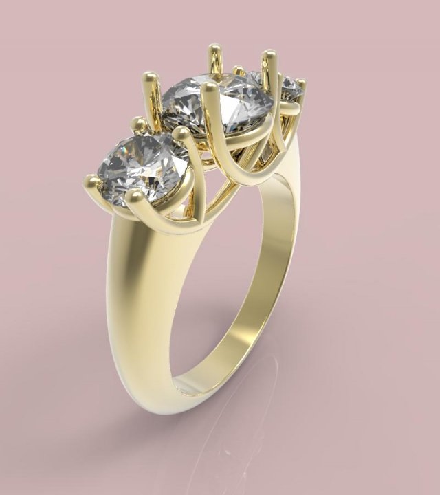 ring 3D 打印模型 .c4d .max .obj .3ds .fbx .stl .blend 