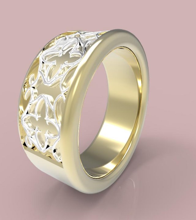 ring 3D 打印模型 .c4d .max .obj .3ds .fbx .stl .blend 