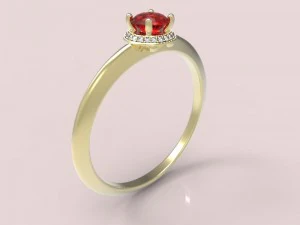 अँगूठी 3D प्रिंट मॉडल