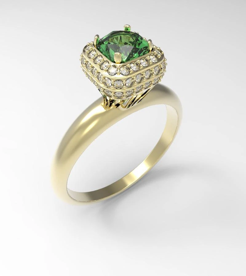 ring box 3D Print Model .c4d .max .obj .3ds .fbx .stl .blend 